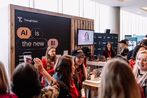 Women in Data partner stand