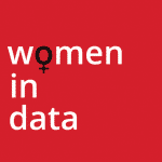 woman in data logo