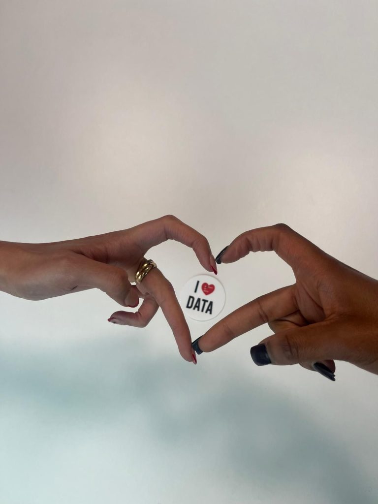 I love data badge